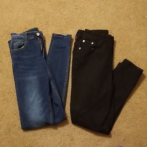 2 pairs of jeans